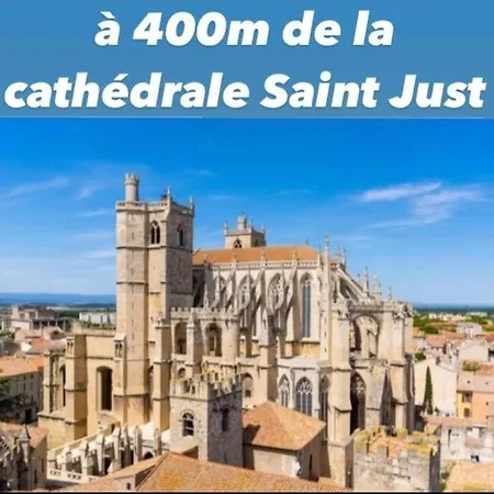 아파트 T2 Cozy Proche Des Halles Climatise 나르본